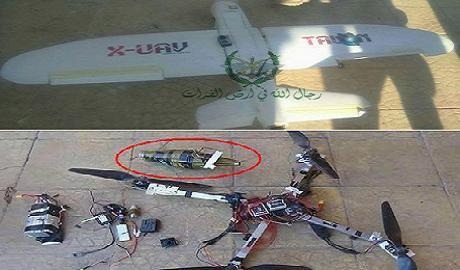 Mỹ thả IS đánh Deir-ez-Zor, Syria gặp thế trận kép - 2 Các loại UAV tấn công cảm tử của IS gắn đầu đạn RGP-7 bị bắn hạ ở Deir ez-Zor