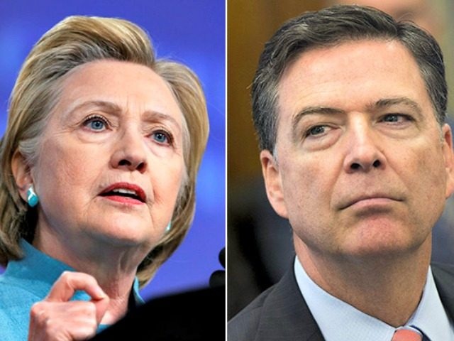 Giám đốc FBI công khai "ngáng đường" Hillary Clinton như thế nào? - 1
Bà Hillary Clinton và ông James Comey (Ảnh: Breitbart)