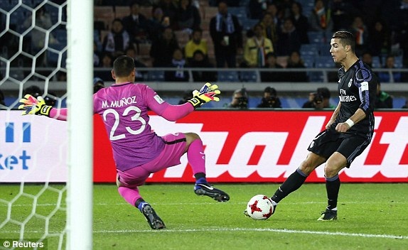 C.Ronaldo ghi bàn, Real Madrid vào chung kết FIFA Club World Cup 2016 - 2
C.Ronaldo ấn định thắng lợi 2-0 ở cuối trận