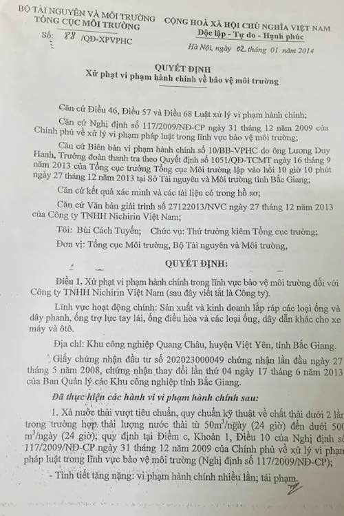 Bài 2: Yêu cầu Trung tâm quan trắc báo cáo việc tạo "bùa hộ mệnh" cho doanh nghiệp - 4 Bài 2: Yêu cầu Trung tâm quan trắc báo cáo việc tạo "bùa hộ mệnh" cho doanh nghiệp - 4
