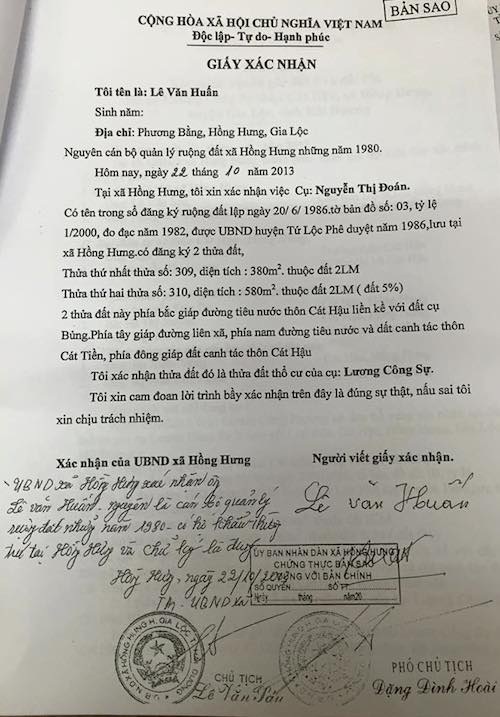 Hải Dương: Đề nghị UBND huyện Gia Lộc khẩn trương giải quyết quyền lợi cho người dân - Ảnh 2. Hải Dương: Đề nghị UBND huyện Gia Lộc khẩn trương giải quyết quyền lợi cho người dân - Ảnh 2.