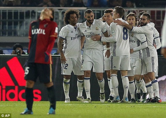 C.Ronaldo lập hattrick, Real Madrid vô địch FIFA Club World Cup 2016 - 2
Real Madrid chính thức vô địch FIFA Club World Cup 2016