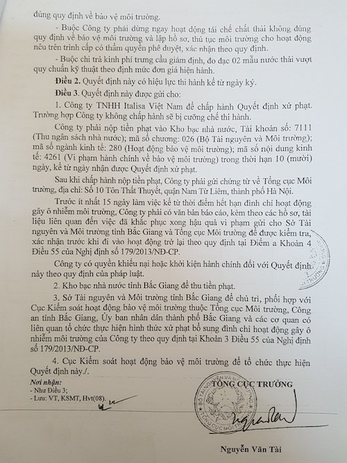 Bắc Giang: Bí ẩn những lá bùa của doanh nghiệp liên tiếp bức tử môi trường - Ảnh 3. Bắc Giang: Bí ẩn những lá bùa của doanh nghiệp liên tiếp bức tử môi trường - Ảnh 3.