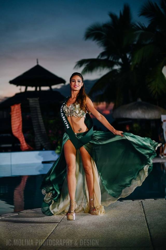 Lộ diện những thí sinh sáng giá nhất cuộc thi Hoa hậu Trái đất 2016 - 3
Carole Kahwagi của Li Băng giành Huy chương vàng trong phần thi trình diễn ở bể bơi ngày 14/10.