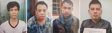 Các đối tượng trốn nã bị Phòng Cảnh sát Truy nã tội phạm - Công an tỉnh Lạng Sơn bắt giữ.