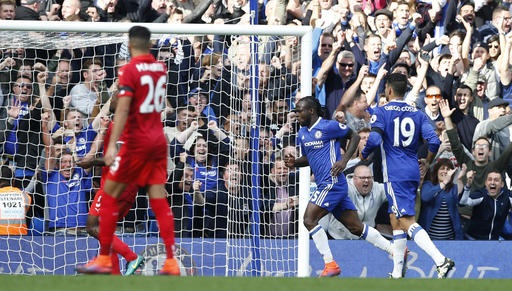 Nhìn lại chiến thắng thuyết phục của Chelsea trước Leicester - 17
Moses ghi bàn cho Chelsea ở trong hiệp hai