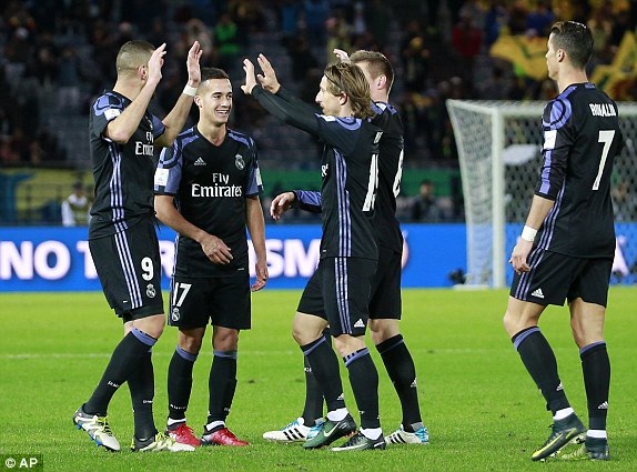 
Real Madrid sẽ gặp Kashima Antlers ở trận chung kết FIFA Club World Cup 2016
