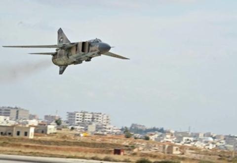 Xong Aleppo, Nga theo kế sẵn, tiến về Homs - 3 Máy bay chiến đấu của Syria cất cánh từ sân bay T-4 tỉnh Homs