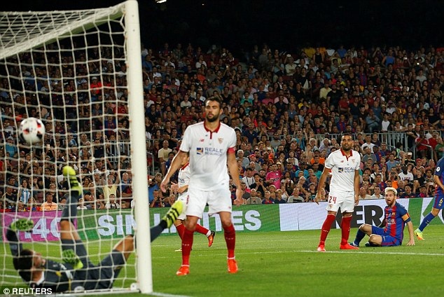 Sevilla - Barcelona: Cuộc chiến khốc liệt - 3
Barcelona đã thắng Sevilla tổng tỷ số 5-0 ở Siêu Cup Tây Ban Nha năm nay