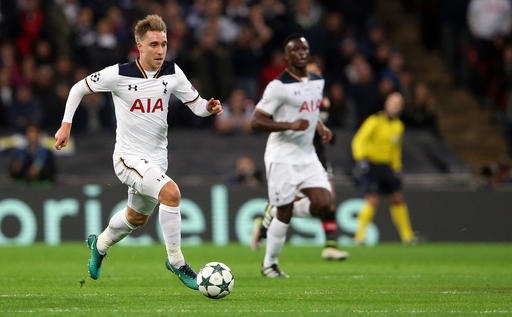 Arsenal - Tottenham: London rực lửa - 3
Tiền vệ Eriksen thi đấu trong trận Tottenham thua Leverkusen ở Champions League hôm giữa tuần