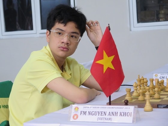 Một tài năng cờ vua Việt Nam được đầu tư tiền tỷ - 1
Anh Khôi đang tiến bộ nhanh thời gian gần đây