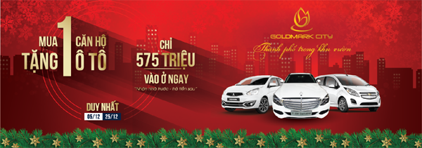 Cùng TNR Holdings Việt Nam và Uyên Linh chào năm mới, đón sinh nhật - 2
Goldmark City tung ta nhiều chương trình hút khách hàng.