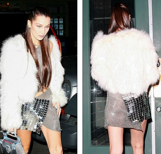 Bella Hadid mặc gợi cảm đón tuổi 20 - 5
Bella cùng chị gái Gigi là 2 siêu mẫu nổi tiếng và rất đắt show hiện nay