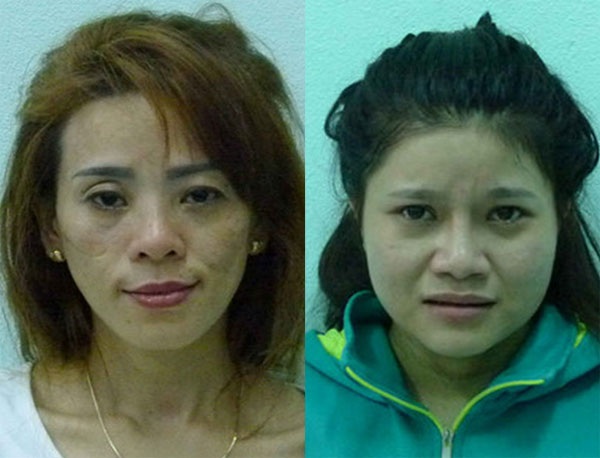 Thuê trọ bán ma túy kiêm môi giới mua bán dâm cho các đối tượng nghiện - 1
Đối tượng Nguyễn Thị Hiền và Nguyễn Thị Thanh Tùng. Ảnh : CA cung cấp.