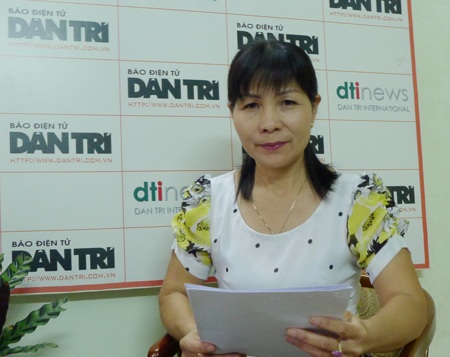 
Bà Nguyễn Thị Hoàn gửi đơn kêu cứu đến Báo Dân trí.
