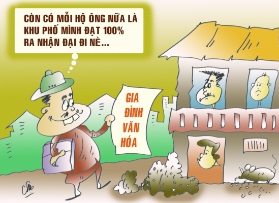 Gần 800 hộ bị rút danh hiệu gia đình văn hóa - 1
Tranh minh họa: Tintuc.vn
