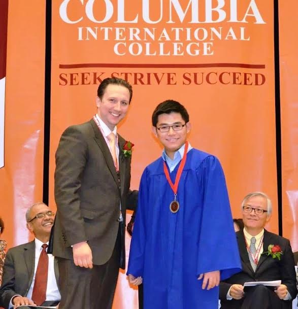 Hội thảo Đại học Toronto và Trung học nội trú Columbia, Canada - 2 Ngô Đình Hưng - Tốt nghiệp xuất sắc trường Columbia