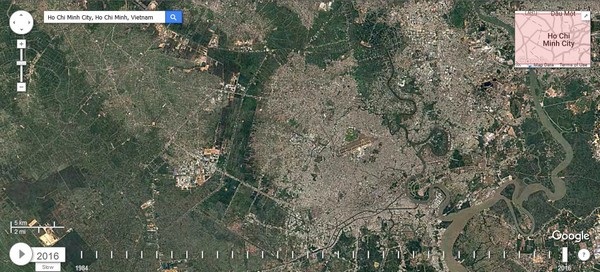 Hãy chiêm ngưỡng và khám phá những nét đẹp tuyệt vời của hai thành phố này qua ảnh vệ tinh.