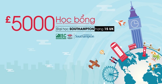 Học bổng 5000 bảng đại học Southampton - 1 Học bổng 5000 bảng đại học Southampton - 1