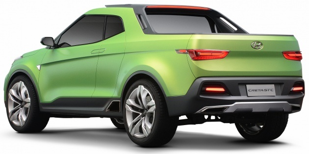 Hyundai ra mắt xe concept bán tải Creta STC - 2 Hyundai ra mắt xe concept bán tải Creta STC - 2