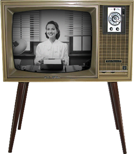
Năm 1939, chiếc TV trắng đen lần đầu tiên được bán ra trên toàn thế giới. Thiết kế thời này của TV khá to và thô kệch với bốn chân đế lênh khênh, kích thước TV bấy giờ cũng tương đương với một chiếc tủ lạnh mini.
