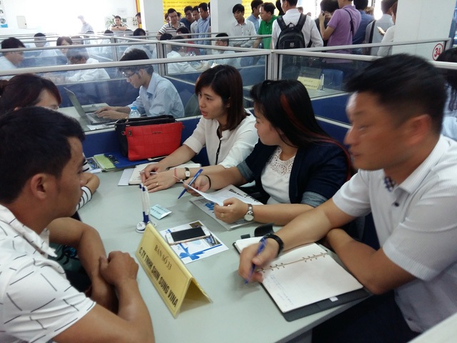 Công bố kết quả Kỳ thi tiếng Hàn lần thứ 11, điểm chuẩn là 152 điểm - 1
Phiên Giao dịch việc làm dành cho lao động VN từ Hàn Quốc về nước.