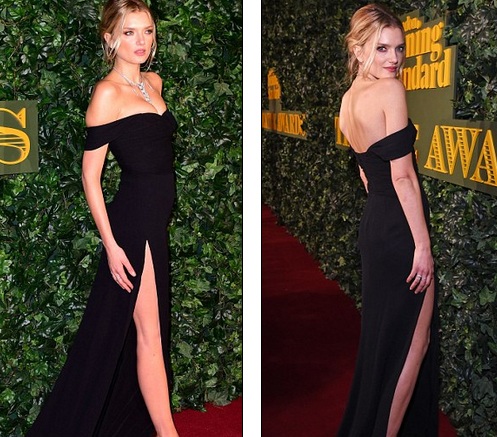 
Lily Donaldson tạo dáng chuyên nghiệp trước ống kính thợ săn ảnh
