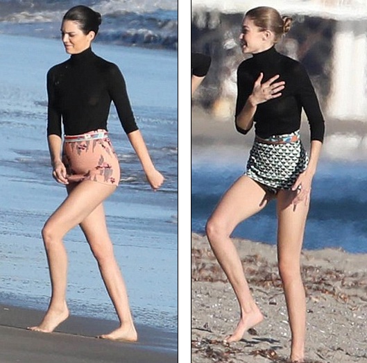 Dàn siêu mẫu khoe dáng gợi cảm trên biển - 5
Kendall Jenner và Gigi Hadid là đôi bạn thân thiết từ vài năm nay