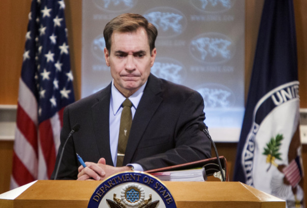 Mỹ ngừng đàm phán với Nga về đình chiến ở Syria - 1
Phát ngôn viên Bộ Ngoại giao Mỹ John Kirby. (Ảnh: AFP)