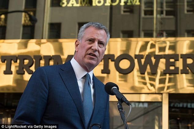 
Thị trưởng New York Bill de Blasio. (Ảnh: Getty)
