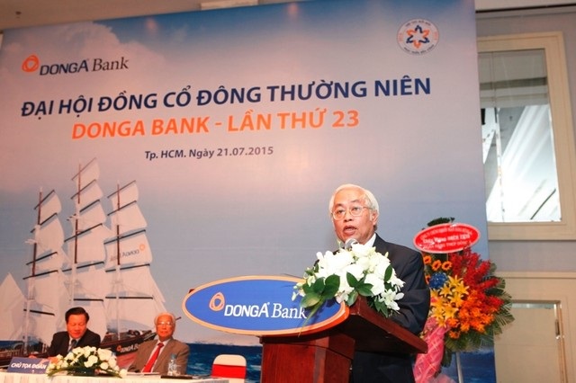 Vụ ông Trần Phương Bình bị bắt: Ngân hàng Nhà nước chính thức lên tiếng - 1
Ông Trần Phương Bình tại đại hội cổ đông ngân hàng ngày 21/7/2015.