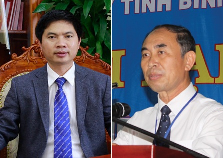 Thủ tướng phê chuẩn Phó Chủ tịch tỉnh Hà Nam, Bình Phước - 1 Tân Phó Chủ tịch tỉnh Hà Nam Trương Quốc Huy (trái) và Phó Chủ tịch tỉnh Bình Phước Nguyễn Tiến Dũng.