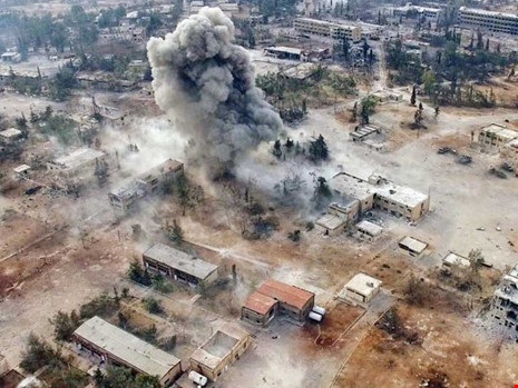 Mỹ có thể bắn tên lửa vào các đường băng Syria - 1 Mỹ có thể bắn tên lửa vào các đường băng Syria - 1
