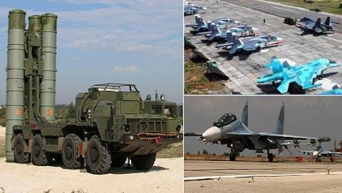 Nga quyết giữ Syria, tái hùng cứ Trung Đông/Địa Trung Hải - 1 Nga vẫn còn triển khai lực lượng rất mạnh ở sân bay Hmeymim
