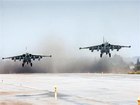 Chiến đấu cơ Syria dội bom dồn dập thành trì phiến quân ở Idlib, Hama, Homs - 1 Các chiến đấu cơ của Syria