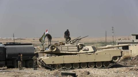 Nga đoán trước Mỹ mở đường đưa IS từ Mosul sang Syria - 3 Xe tăng Mỹ được quân chính phủ Iraq sử dụng trong cuộc tấn công vào Mosul
