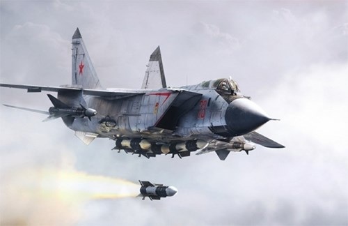 Nga công bố lý do triển khai máy bay tiêm kích Mig-31 tới Syria - 1 Nga công bố lý do triển khai máy bay tiêm kích Mig-31 tới Syria - 1