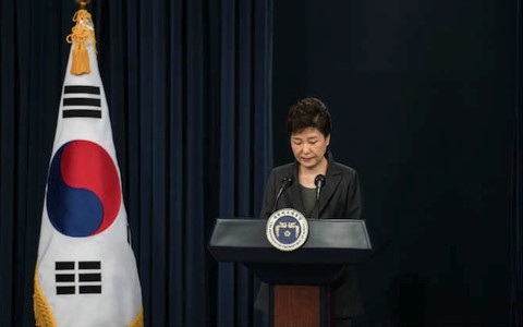 Phe đối lập Hàn Quốc trình kiến nghị luận tội Tổng thống Park Geun-hye - 1 Tổng thống Park Geun-hye. Ảnh Yonhap