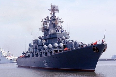 Nga thiết lập căn cứ hải quân thường trực tại Syria - 1 Một chiếc tàu chiến của Hải quân Nga