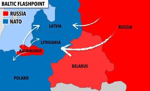 5 điểm nóng xung đột thế giới 2017: Rơi vào kẻ yếu? - 2 Baltic hiện cũng đang là một điểm nóng tiềm tàng nguy cơ chiến tranh