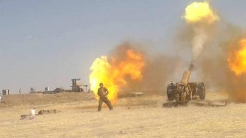 Syria chặn đường rút, chuẩn bị công thành Palmyra - 1 Quân đội chính phủ và dân quân địa phương mở cuộc tấn công IS ở toàn đất nước Syria