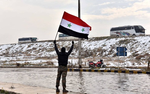 Aleppo hoàn toàn giải phóng: Bước đệm quan trọng của cuộc chiến Syria - 1 Việc thành phố Aleppo hoàn toàn giải phóng được cho là bước đệm quan trọng của cuộc chiến Syria. (Ảnh: Zuma Press)