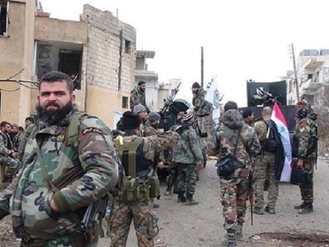 Hàng nghìn binh sĩ Syria đổ dồn về tây nam Aleppo - 1 Binh sĩ quân đội Syria