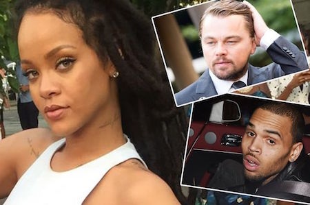 Rihanna “đá xoáy” cả Chris Brown lẫn Leonardo DiCaprio - 1 Rihanna vừa nói móc tình cũ