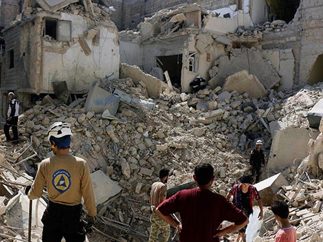 Căng thẳng Nga – Mỹ có leo thang… đến Chiến tranh lạnh? - 2 Vấn đề Syria khiến căng thẳng Nga - Mỹ lên tới đỉnh điểm. Ảnh The Independent.