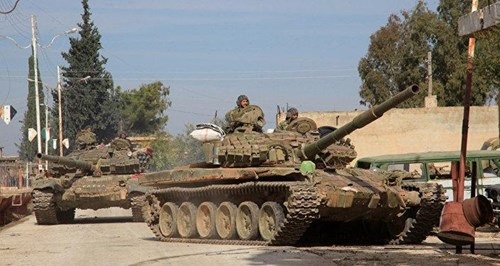 Chiến trường Syria ngày một phức tạp - 1 Quân đội Syria đang kiểm soát khu vực ngoại ô Aleppo. Ảnh: Sputnik International