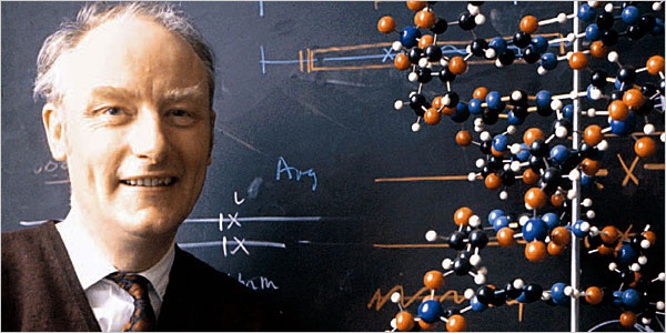 Francis Crick cùng công trình nghiên cứu về cấu trúc AND của ông