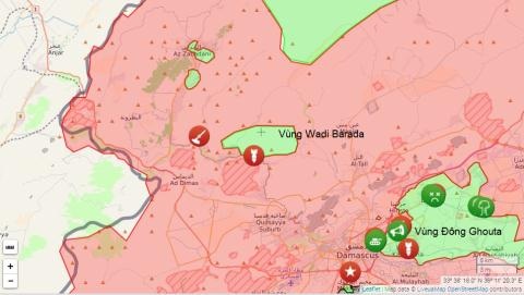 Khủng bố liên minh chống trả điên cuồng ngoại ô Damascus - 2 Cuộc chiến ở Wadi Barada.