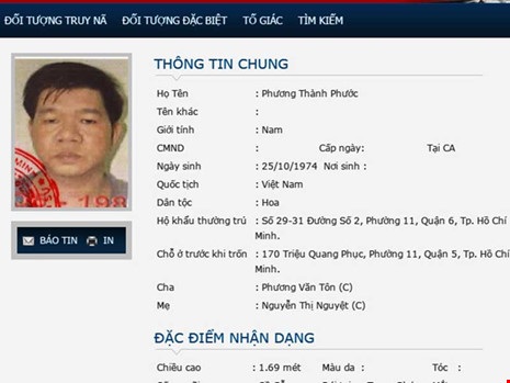 Giả thợ điện bắt sòng bạc ở chung cư cao cấp - 2 Quyết định truy nã của PC81.