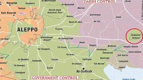 Quân đội Syria thắng lớn ở thủ đô Damascus và đông Aleppo - 2 Quân đội Syria đã gây nhiều thương vong cho IS ở căn cứ không quân Kuweries